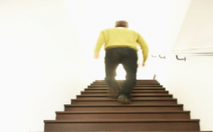 Climb Stairs for a Great At Home Workout