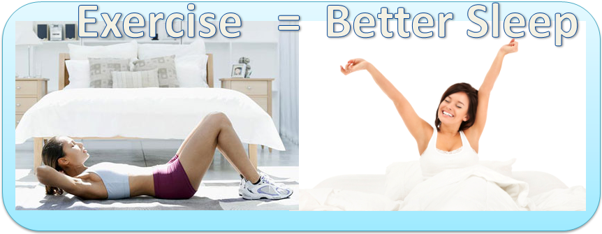 exercise promotes better sleep